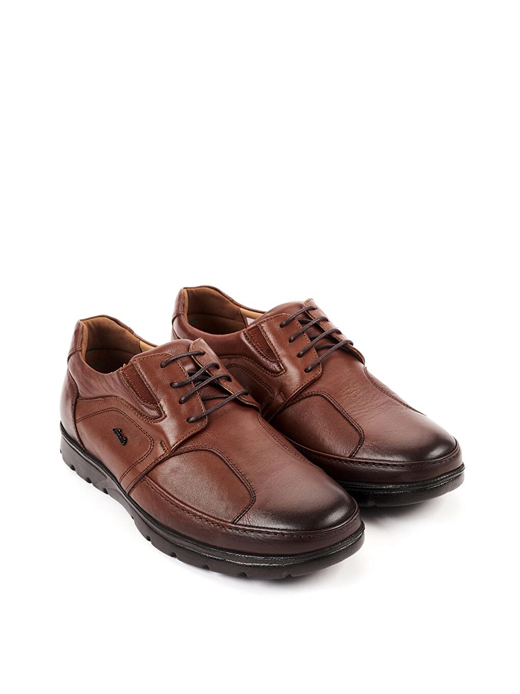 Kahverengi BROKS-H Comfort Erkek Deri Ayakkabı Taba-3