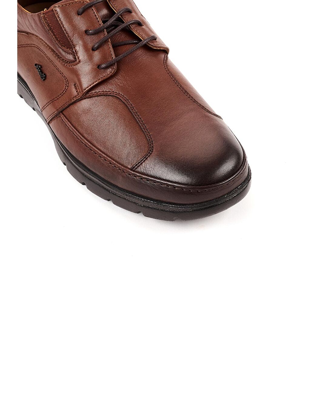 Kahverengi BROKS-H Comfort Erkek Deri Ayakkabı Taba-4