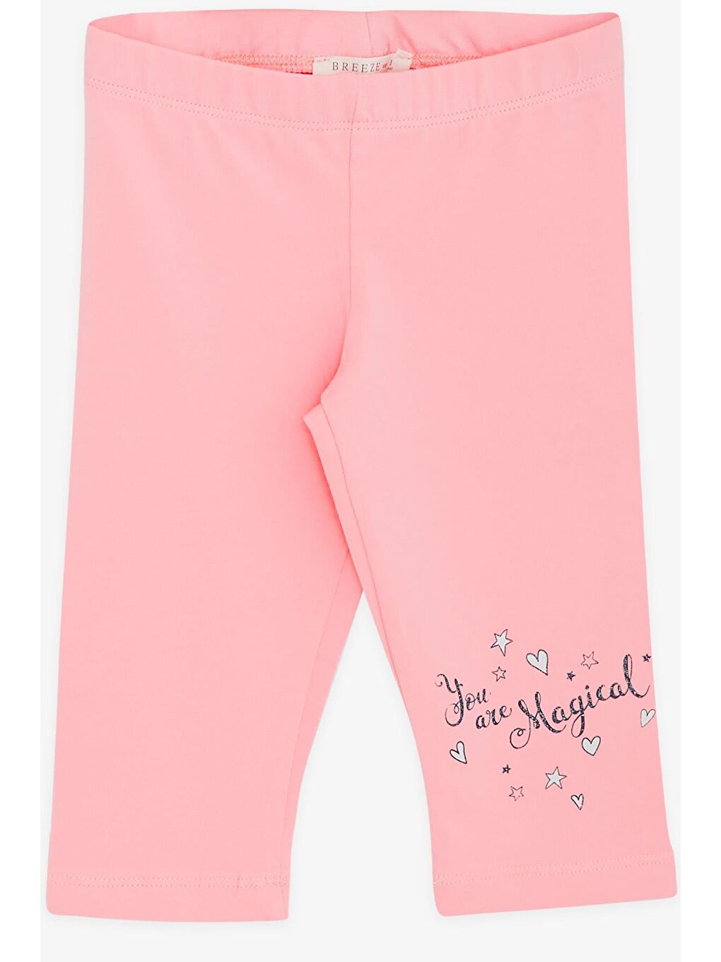 Kız Çocuk Kapri Taytlı Takım  Baskılı Ekru (1.5-4 Yaş)-3