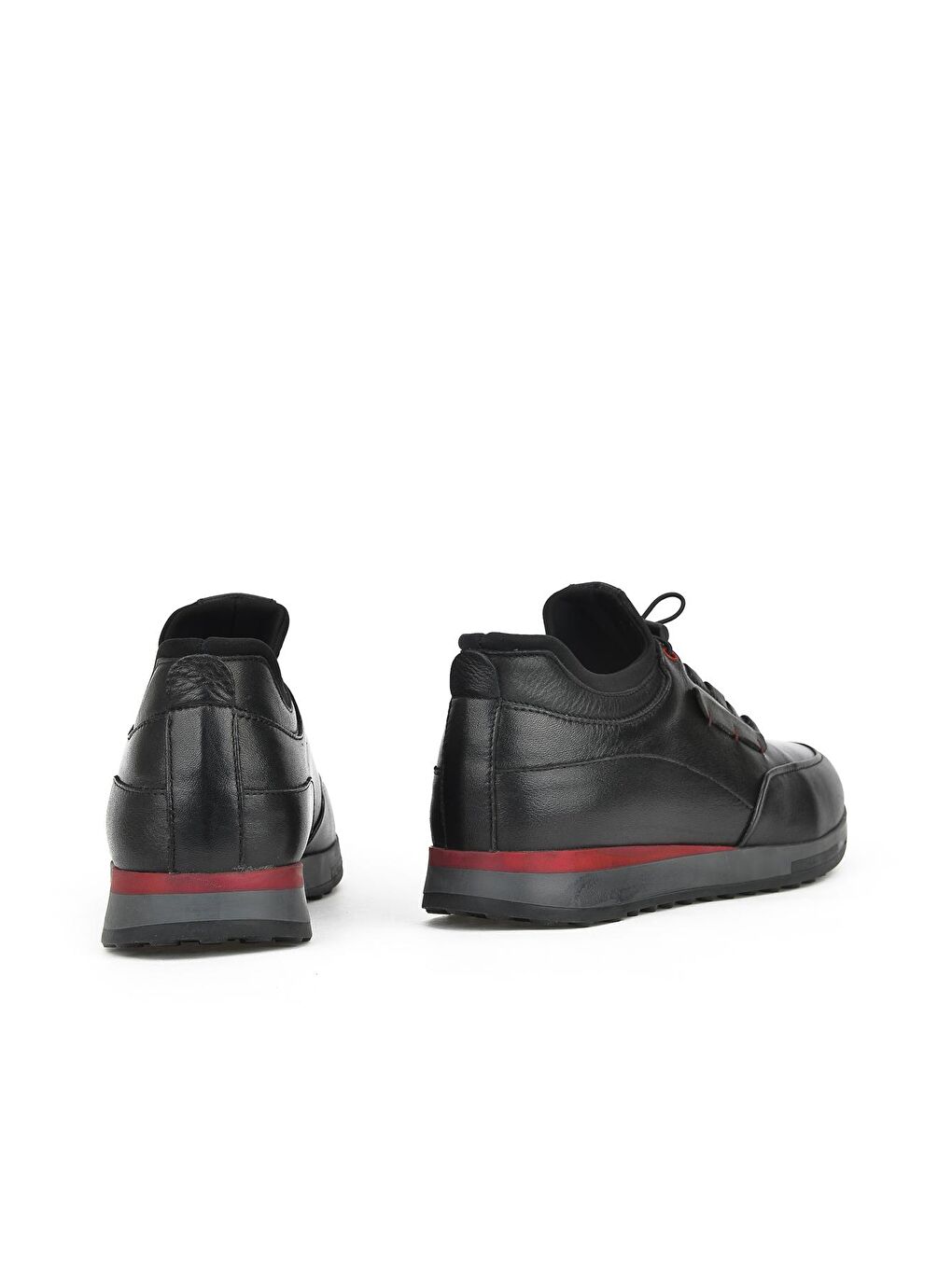 Erkek Hakiki Deri Sneaker 1231002 1315 Siyah-2