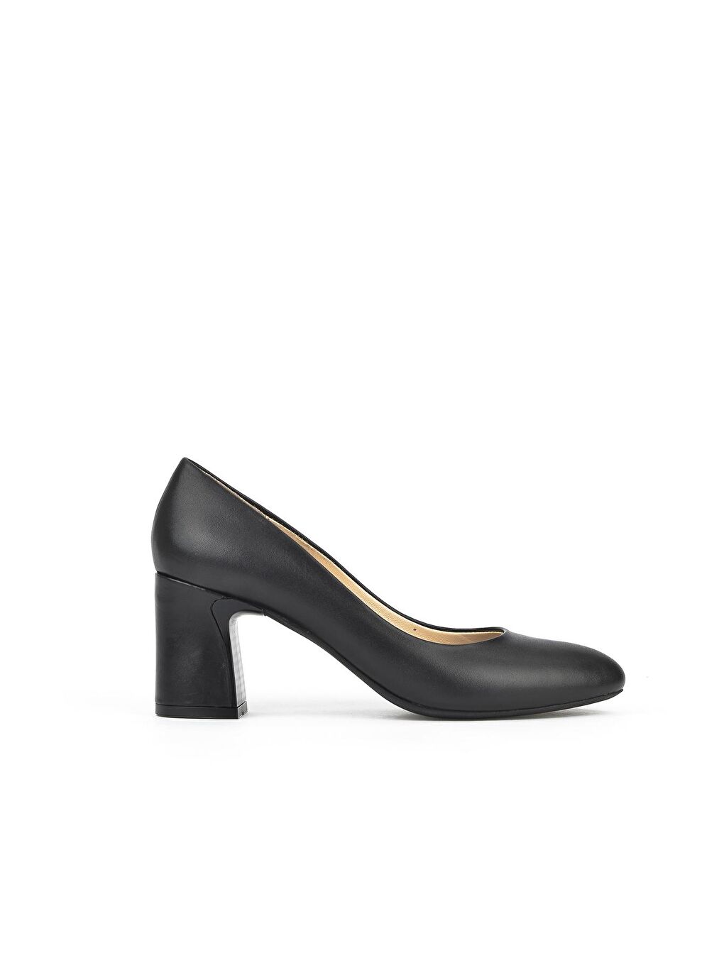 Kadın Hakiki Deri Topuklu Ayakkabı 1331003Z1455 Siyah-2