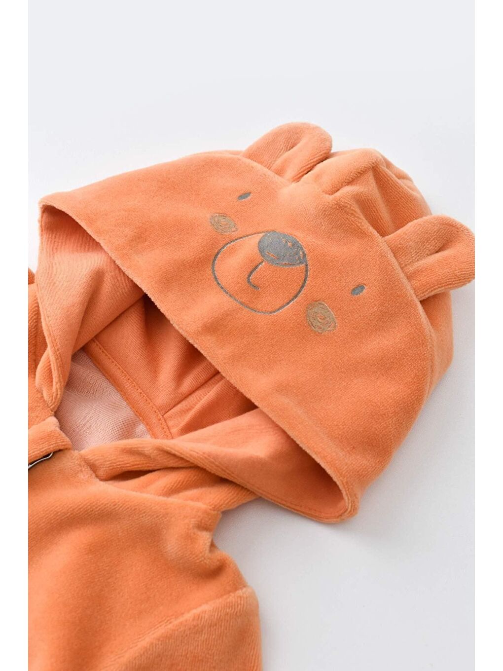 Karışık Kapüşonlu Kadife Pantolon Ve Uzun Kollu Gömlek Takım-2