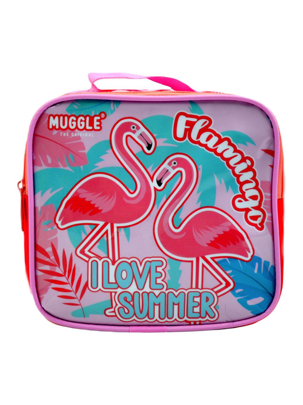 Muggle Pembe Flamingo Rose Beslenme Çantası (MU-7242)