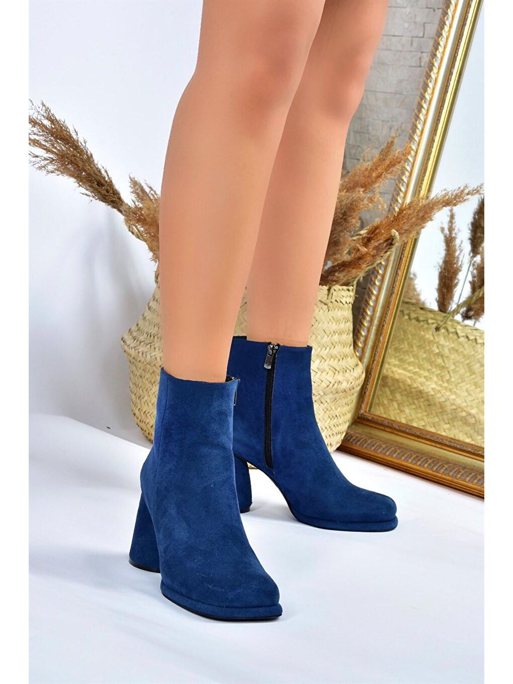 L4048311 Lacivert Kadın Bot