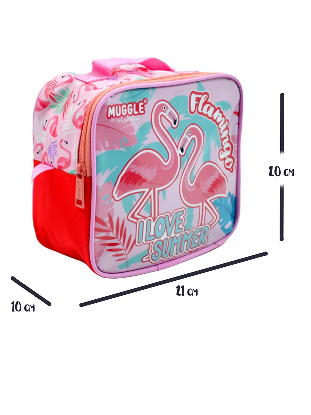 Muggle Pembe Flamingo Rose Beslenme Çantası (MU-7242) - 1