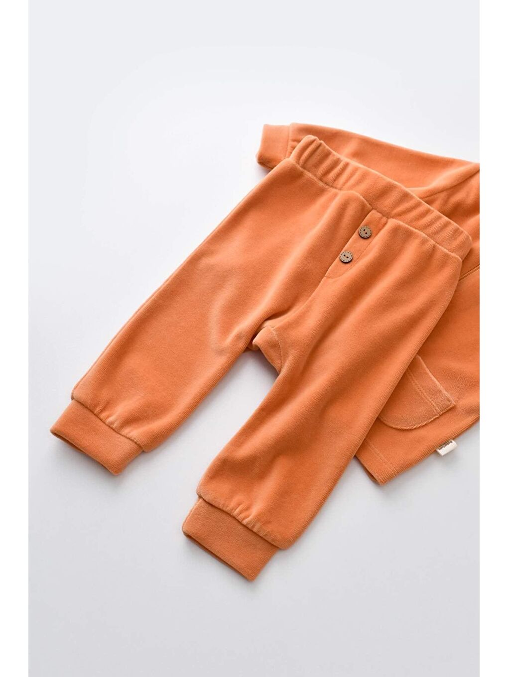 Karışık Kapüşonlu Kadife Pantolon Ve Uzun Kollu Gömlek Takım-5