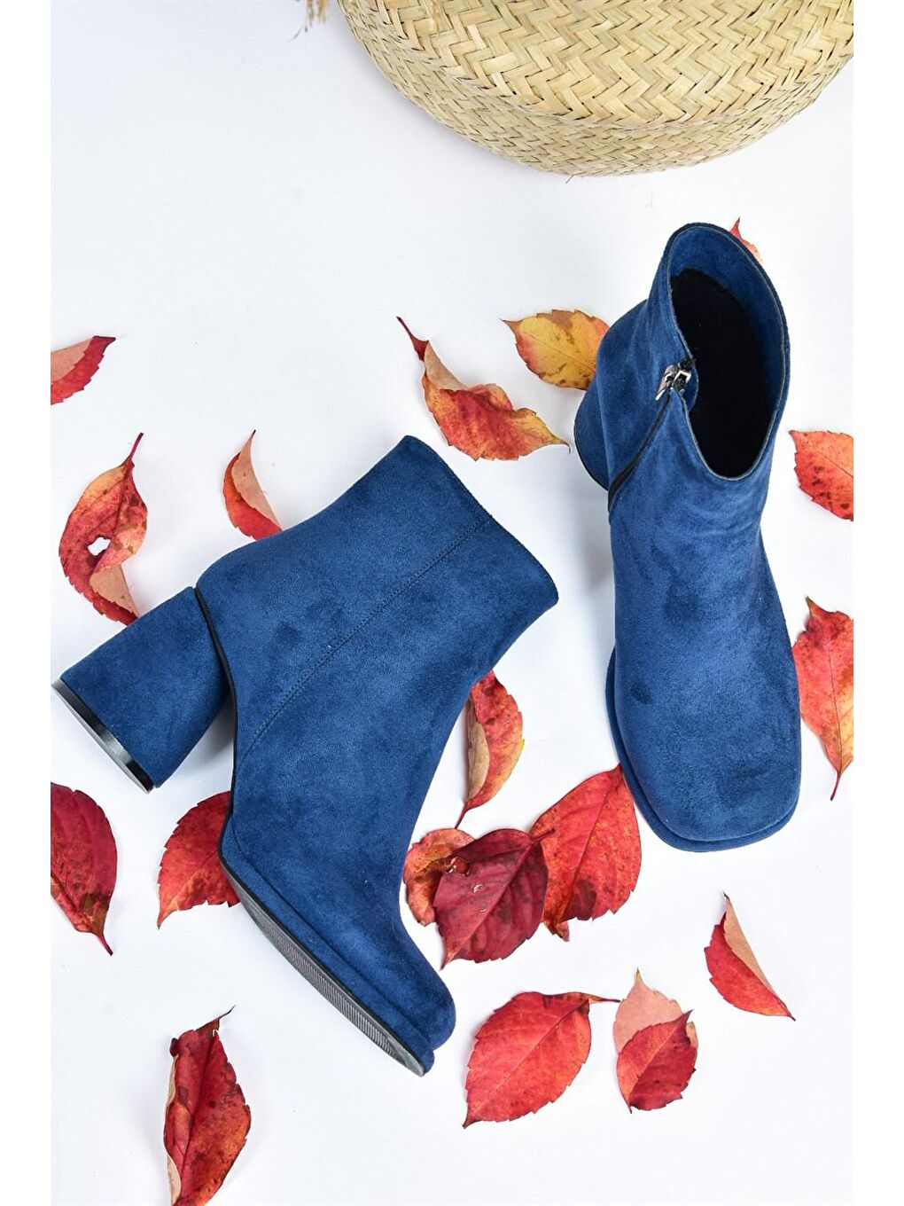 L4048311 Lacivert Kadın Bot-4