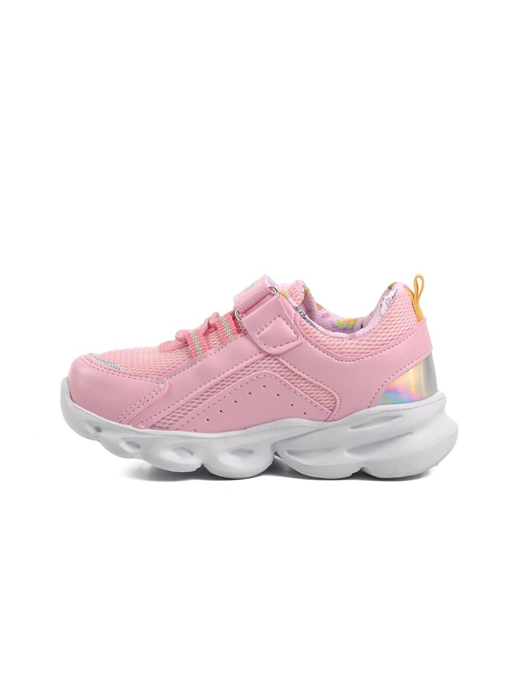1429-P Pembe-Lila Fileli Kız Çocuk Spor Ayakkabı-1