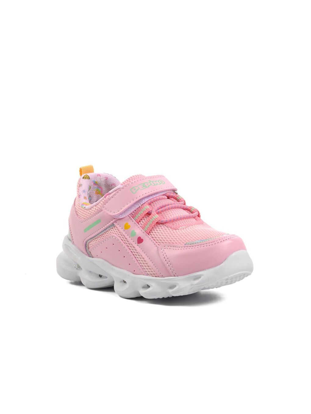 1429-P Pembe-Lila Fileli Kız Çocuk Spor Ayakkabı-2