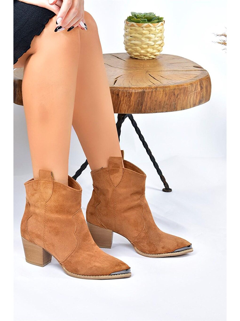 Kahverengi L4044030 Taba Kadın Bot-1