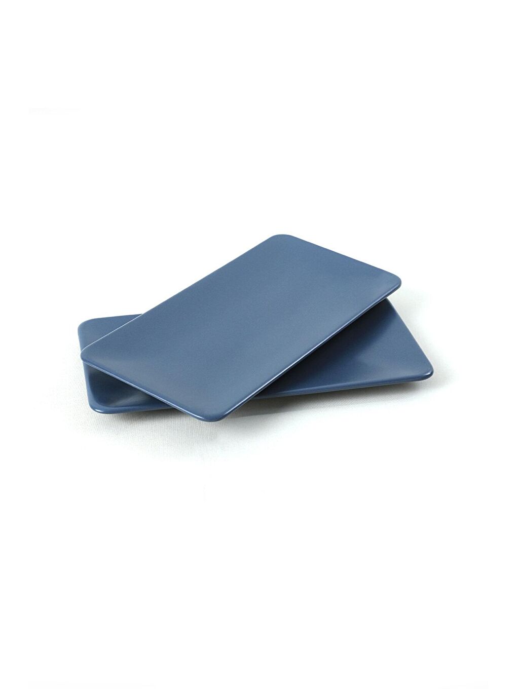 Keramika Mat Mavi Siera Kayık Tabak 33 Cm 2 Adet - 1