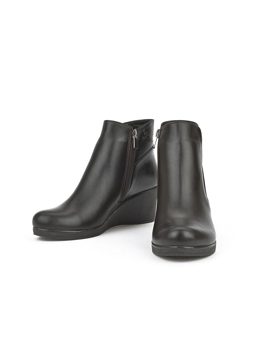 Kahverengi Kadın Hakiki Deri Bot 1231003 341 Kahve-3