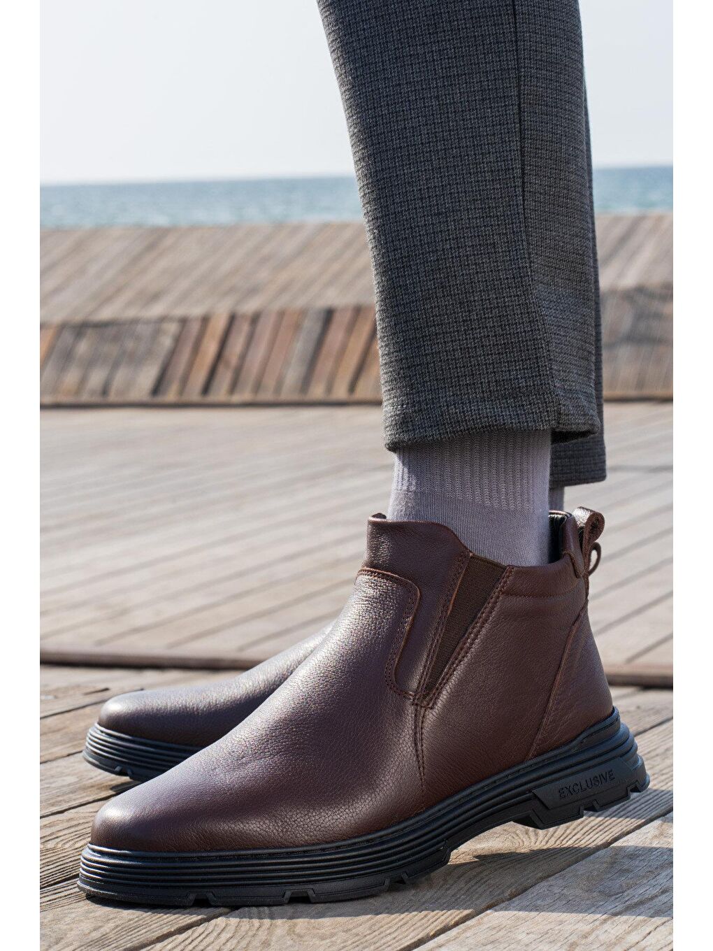 SET 3PR Kahverengi Erkek Bot-1