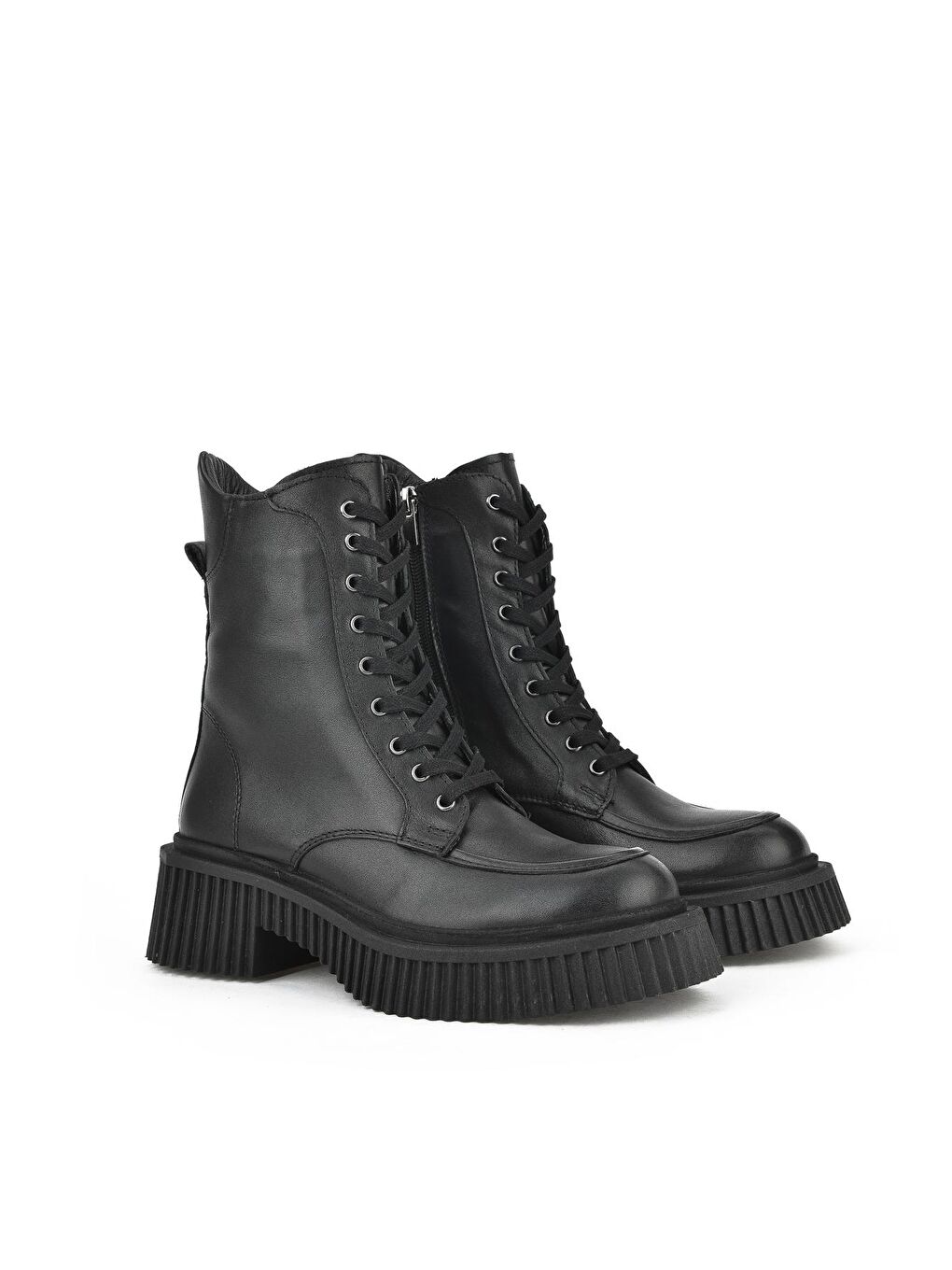 Kadın Hakiki Deri Bot 133359Z385 Siyah-1