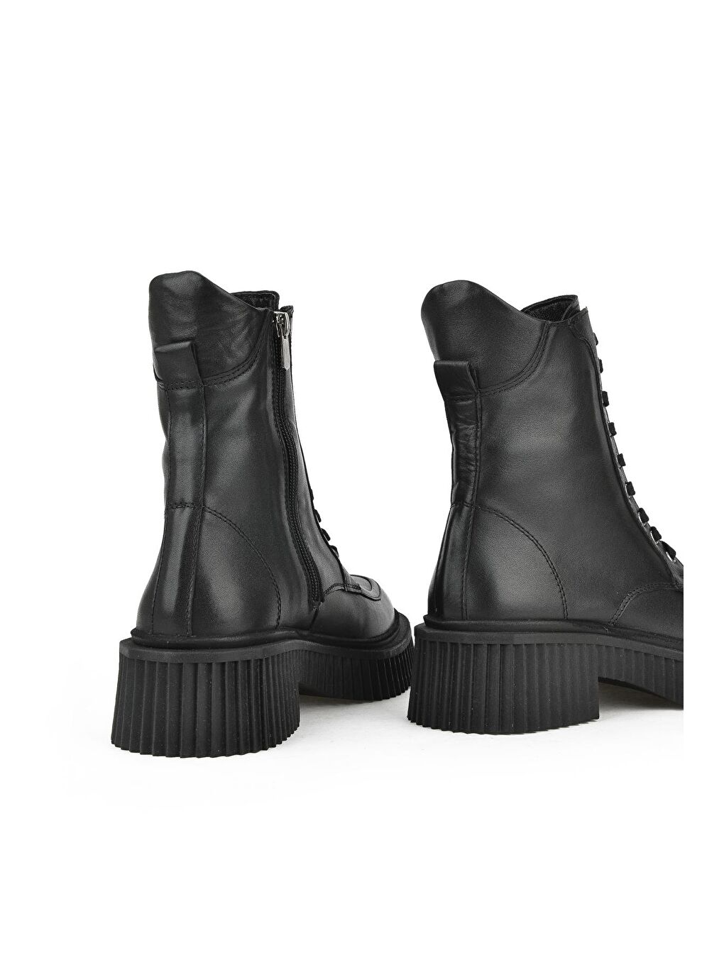 Kadın Hakiki Deri Bot 133359Z385 Siyah-2