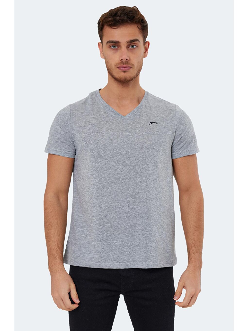 SLAZENGER Gri RIVALDO Erkek T-Shirt Gri