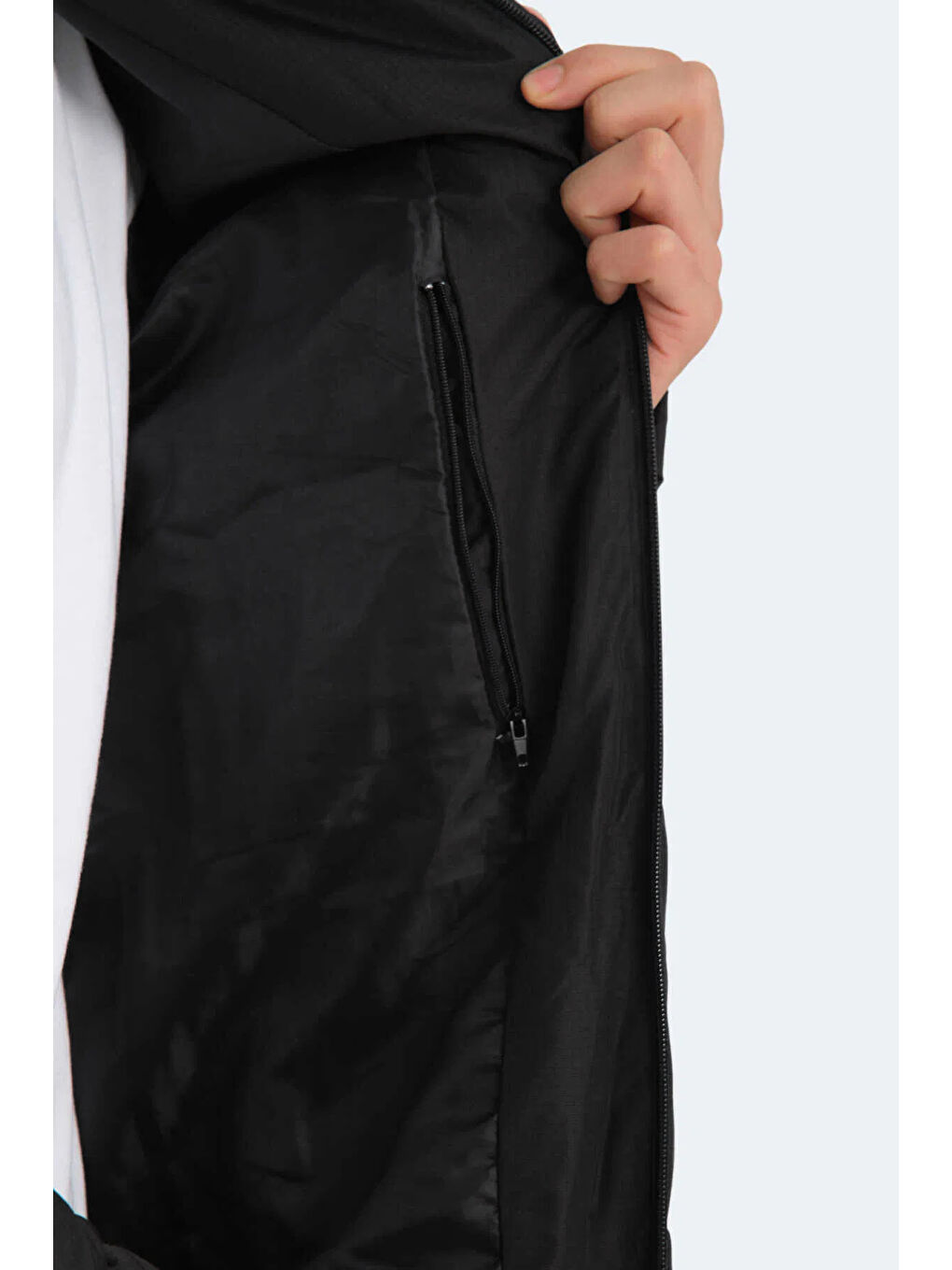 HAMA Büyük Beden Erkek Mont Şişme Siyah-5