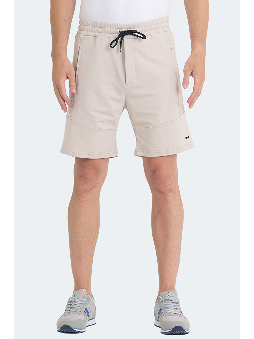 Bej VICENTE Erkek Cepli Taş Gri Şort-1