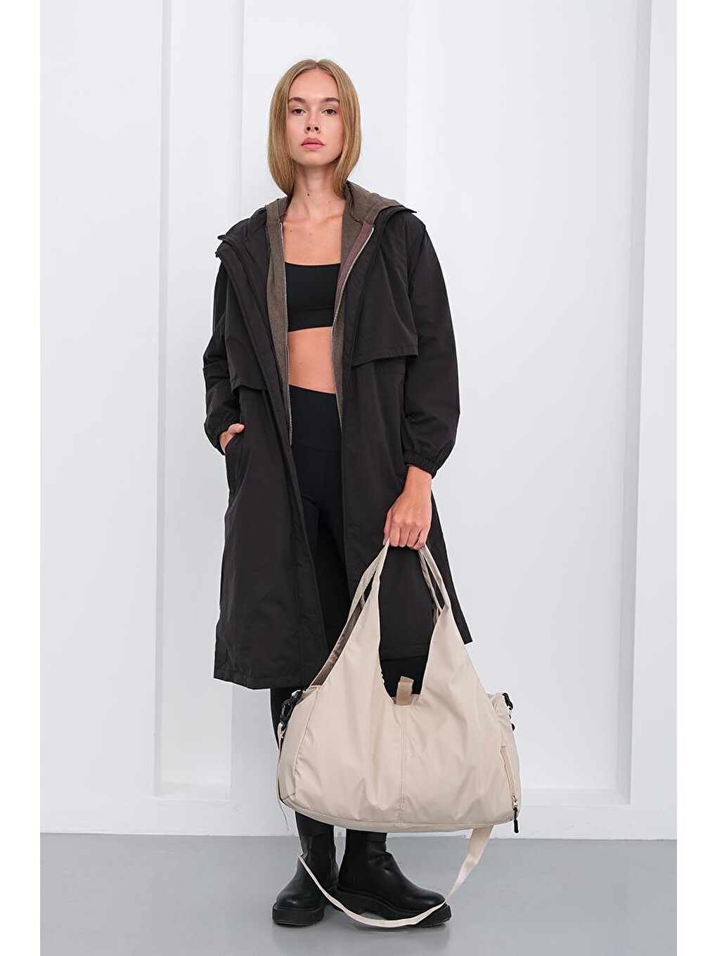 Giglio Spor Omuz Çantası Bej-3
