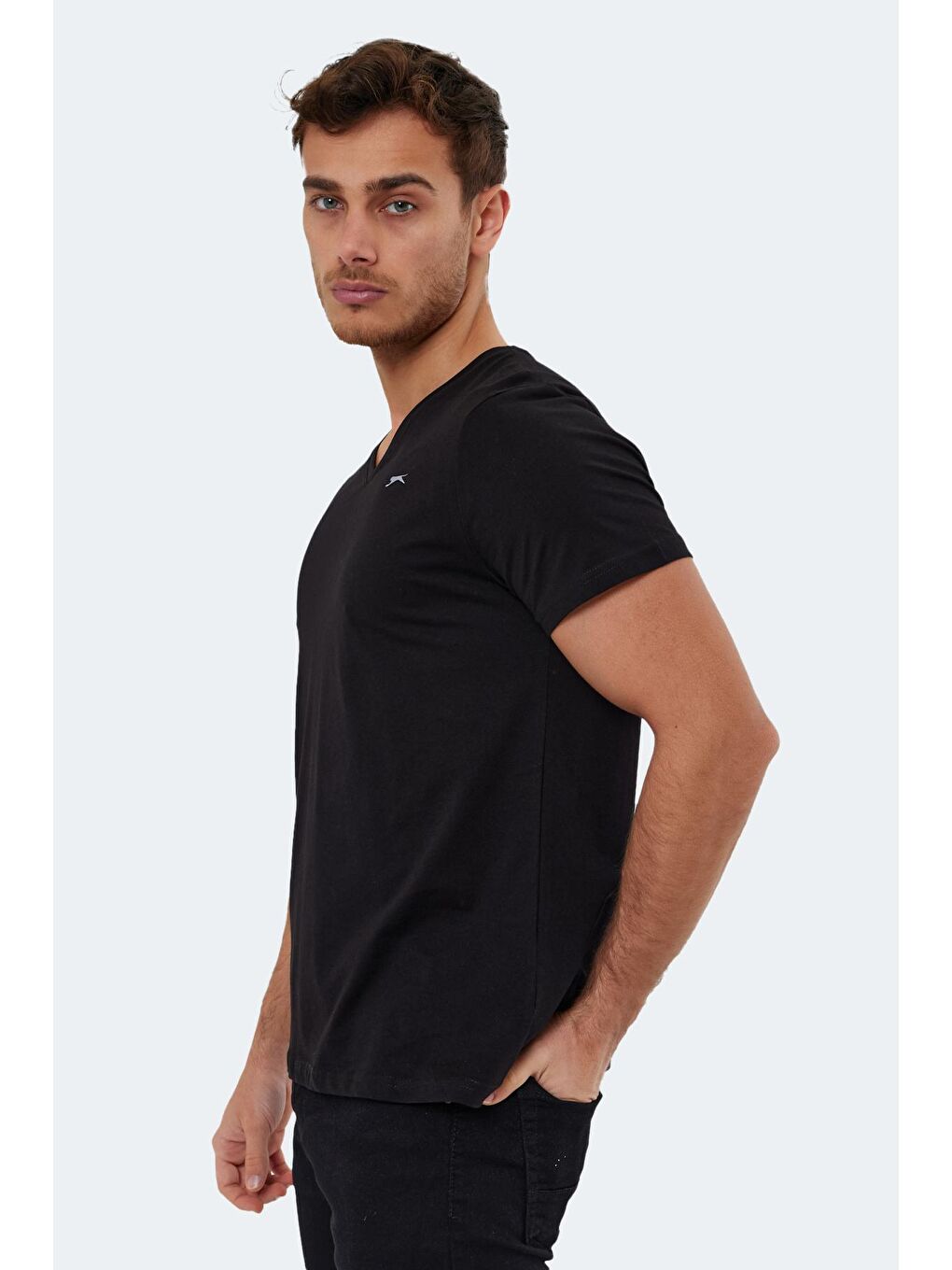 SLAZENGER Siyah RIVALDO Erkek T-Shirt Siyah - 2