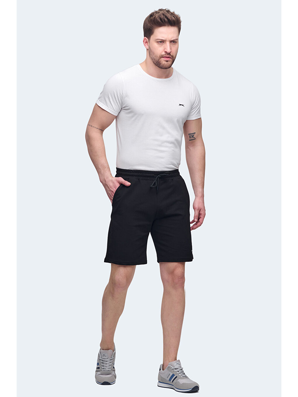 VARDAH Erkek Cepli Siyah Şort-3