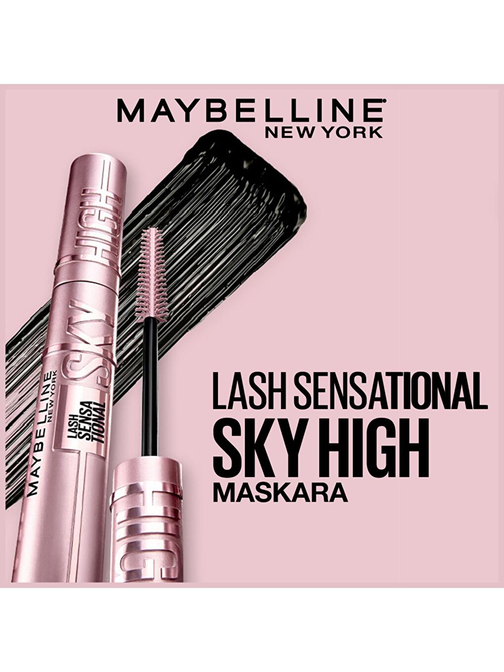 MAYBELLINE NEWYORK Siyah Lash Sensational Sky High Maskara - 7