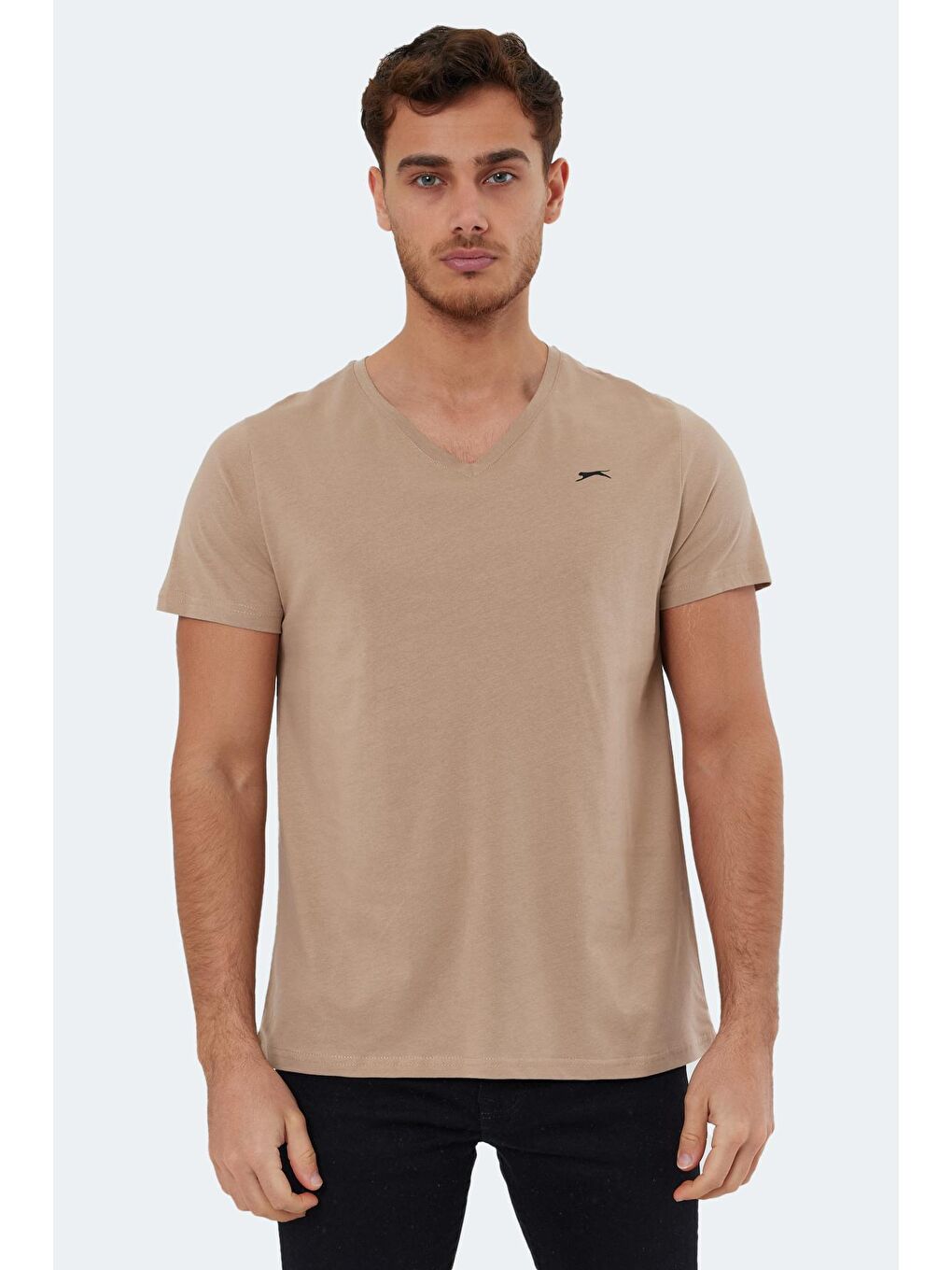 SLAZENGER Bej RIVALDO Erkek T-Shirt Bej