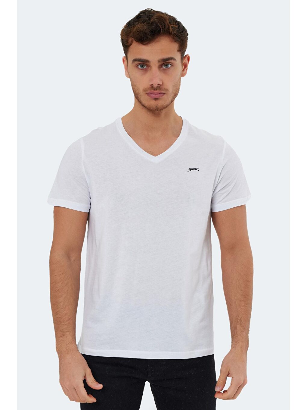 SLAZENGER Beyaz RIVALDO Erkek T-Shirt Beyaz