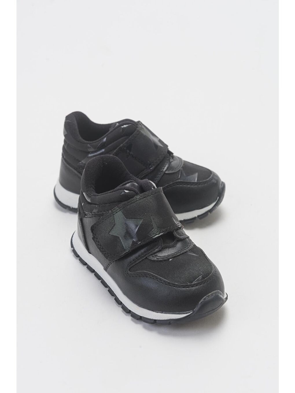 Erkek Çocuk Siyah Suni Deri Çocuk Bot-1