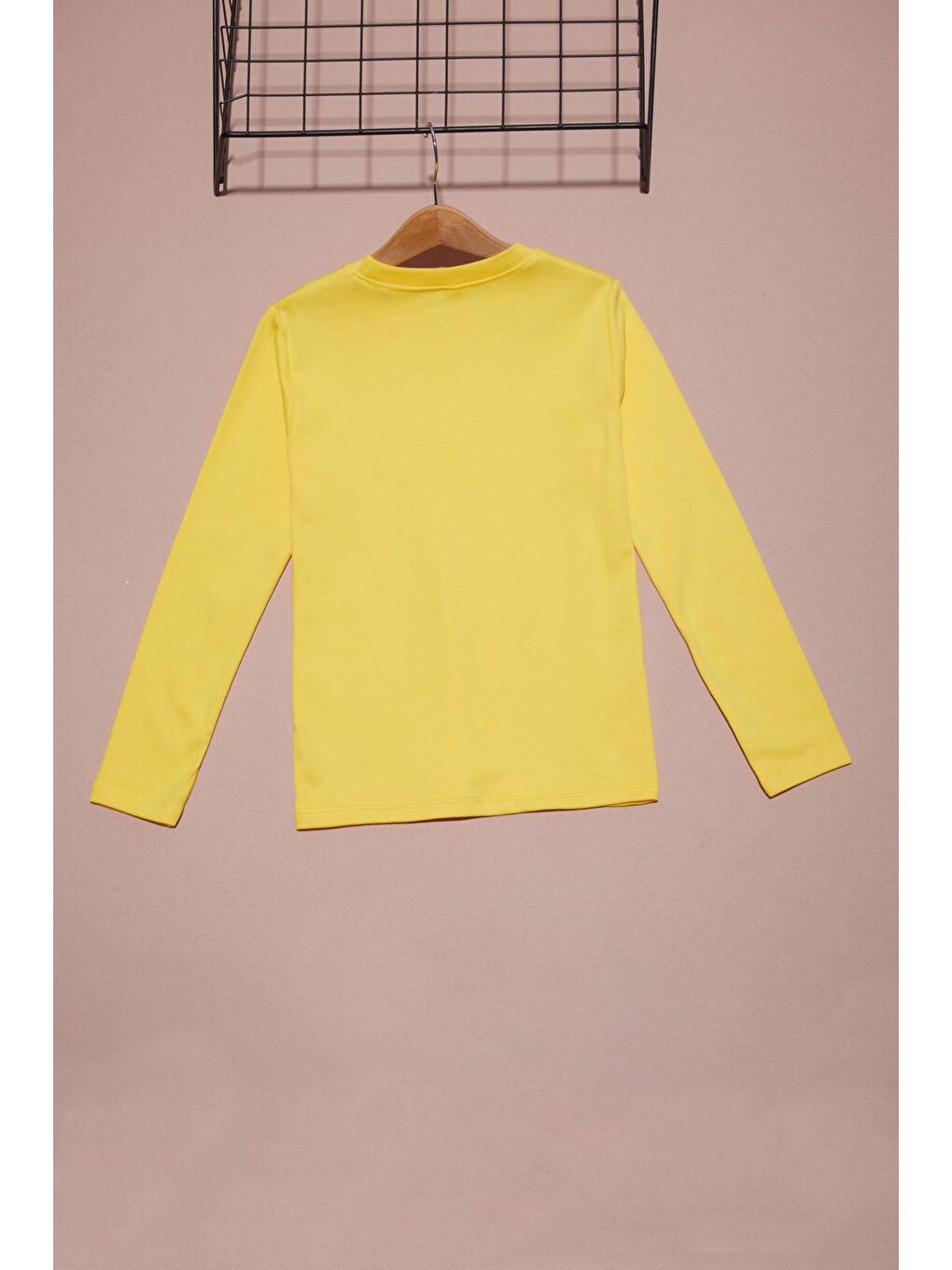 Pembe Life Kids Club Sarı Uzun Kollu Kız Çocuk Düz Sweatshirt 16425 - 3