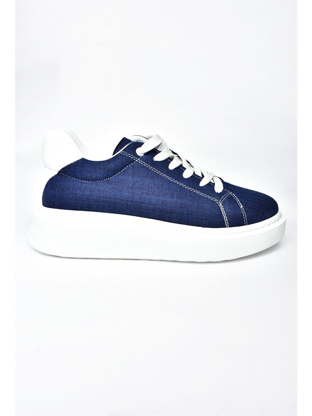 P848231410 Lacivert/Beyaz Kadın Sneakers-3