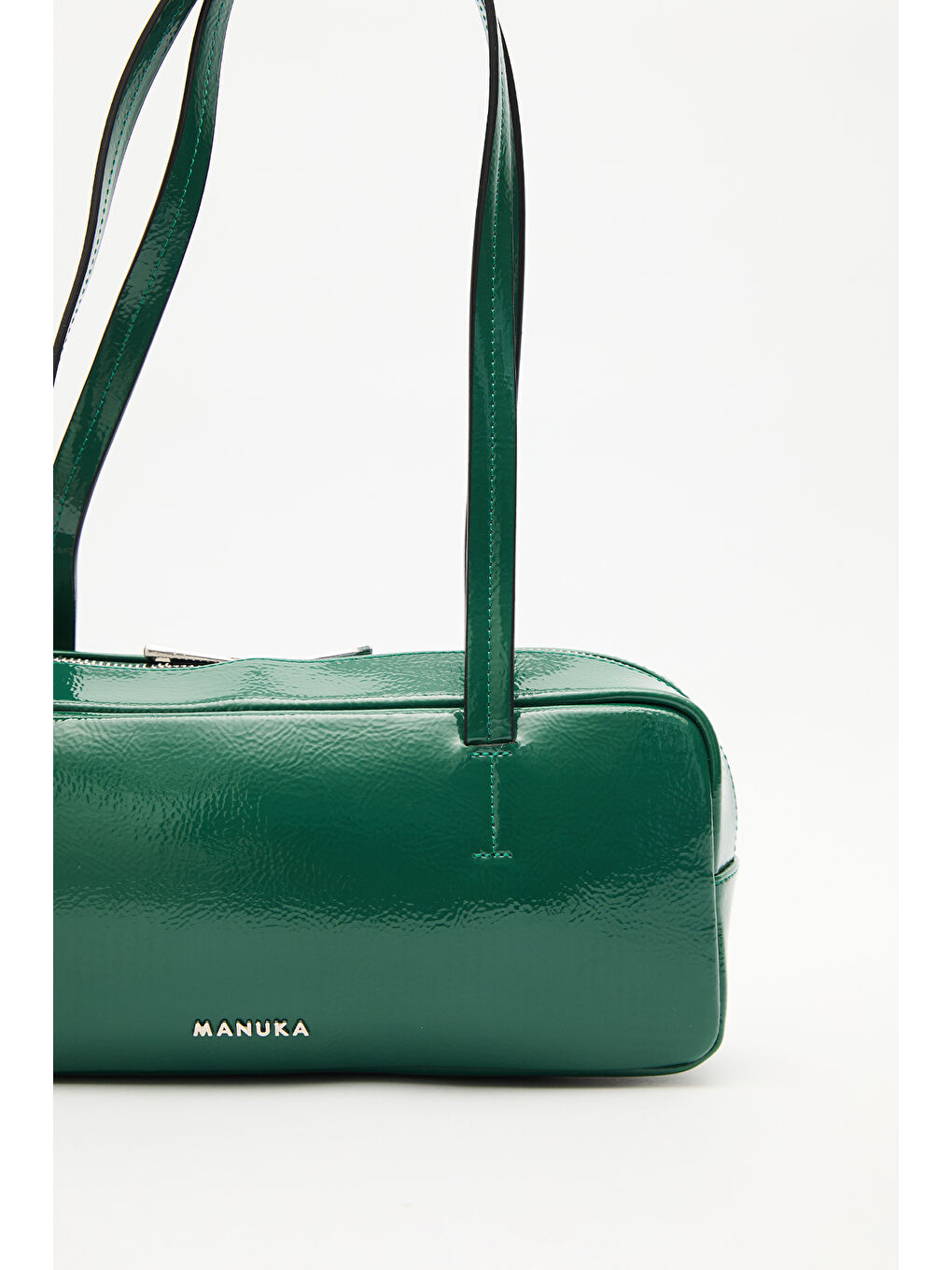 French Baget Çanta Yeşil-4