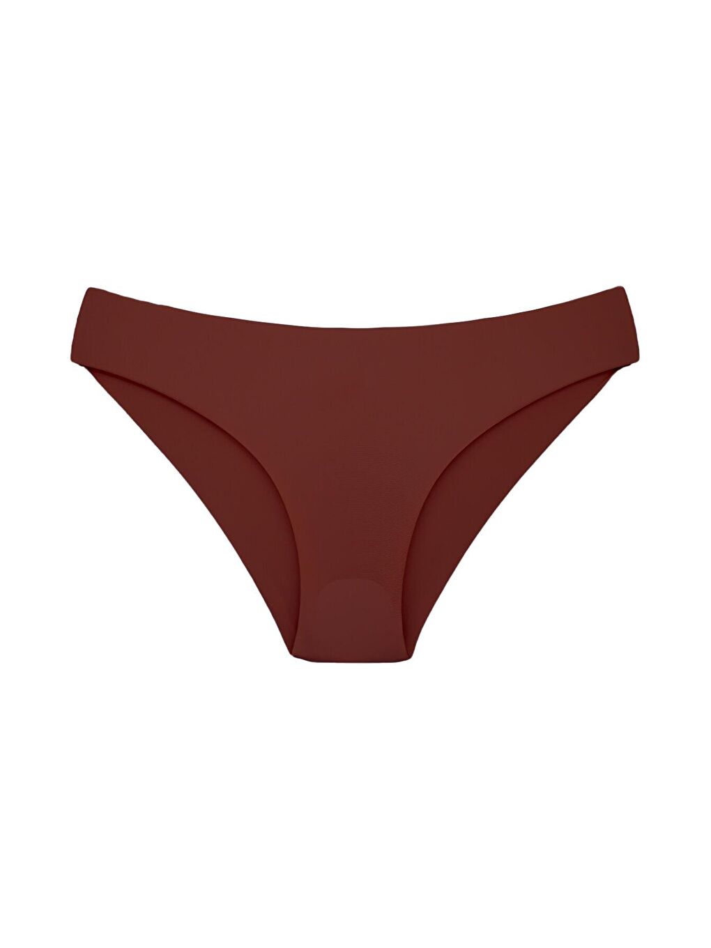Bej İnterlok Lazer Kesim İz Yapmaz Slip Kadın Külot 3'lü-1