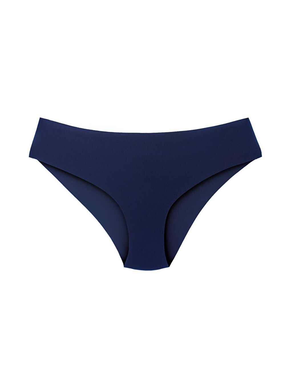 Bej İnterlok Lazer Kesim İz Yapmaz Slip Kadın Külot 3'lü-2