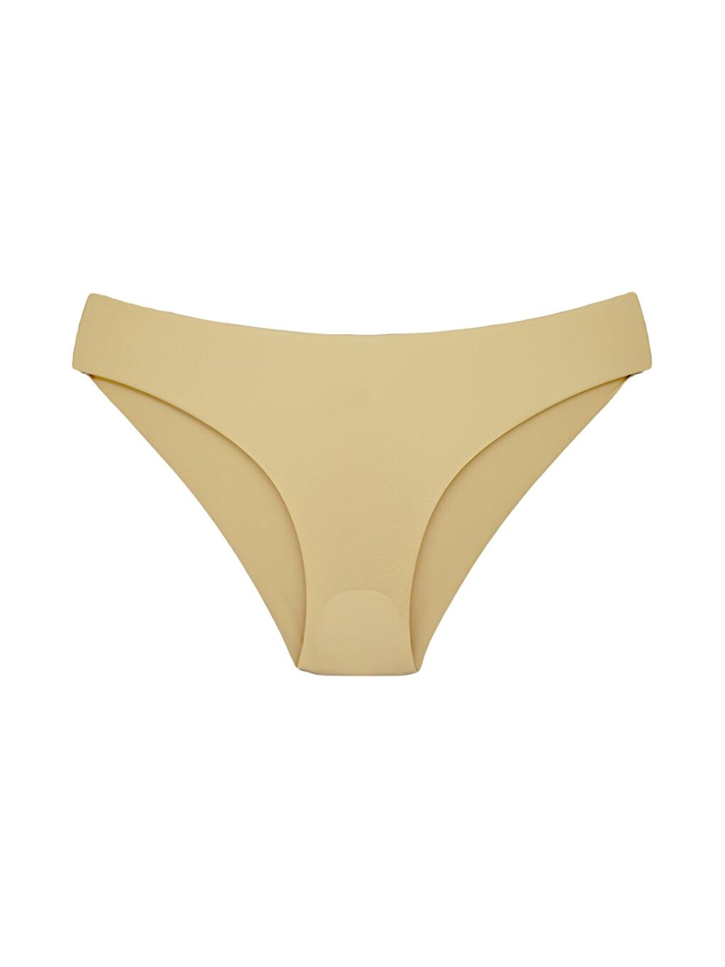 Bej İnterlok Lazer Kesim İz Yapmaz Slip Kadın Külot 3'lü-3