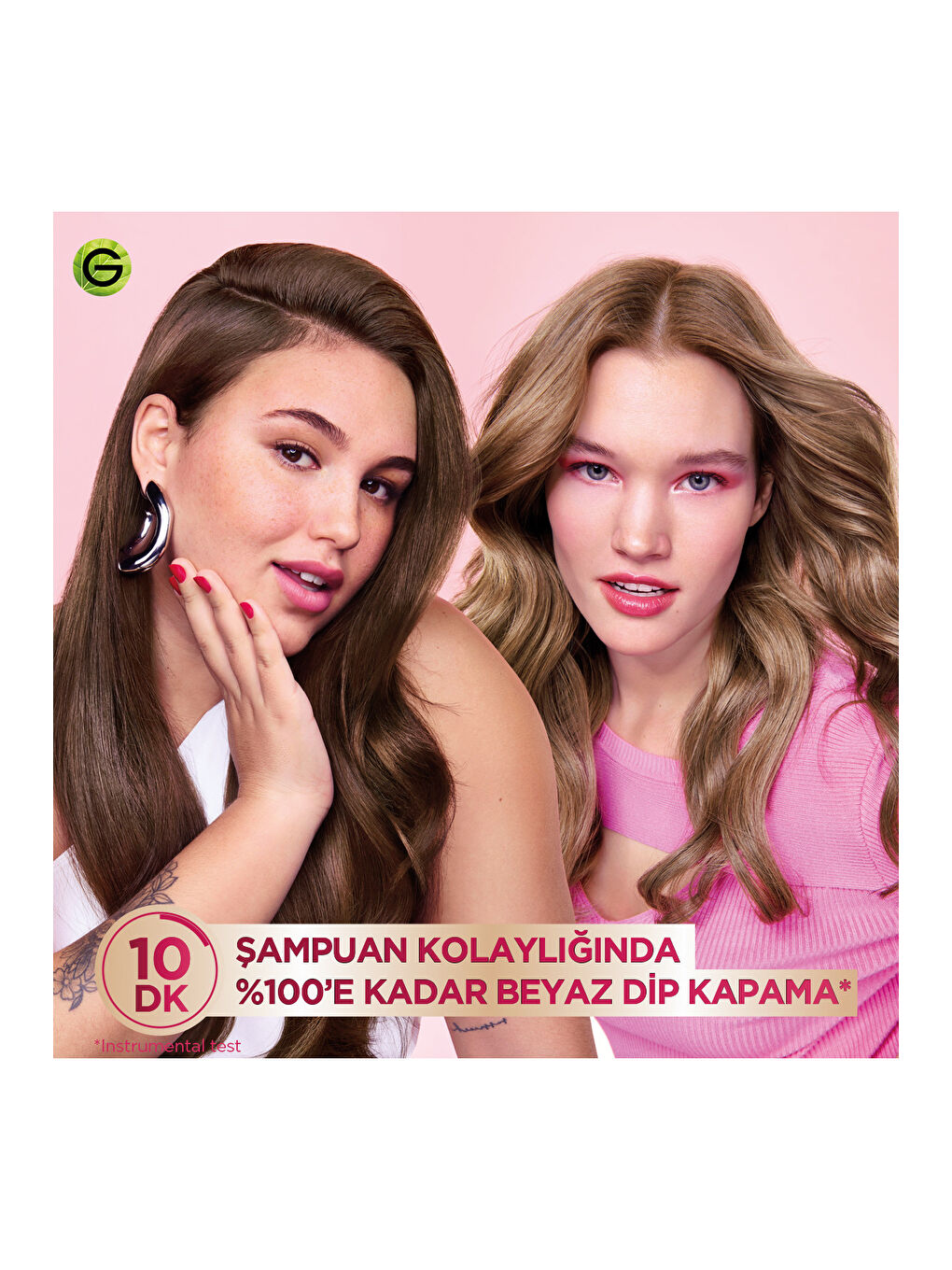 Color Shampoo Retouch Şampuan Kolaylığında Dip Boyası, Açık Kahve 5.0-3