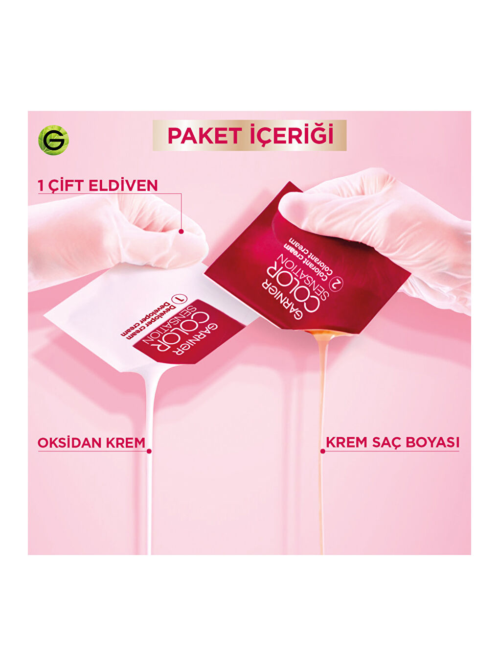 Color Shampoo Retouch Şampuan Kolaylığında Dip Boyası, Açık Kahve 5.0-9