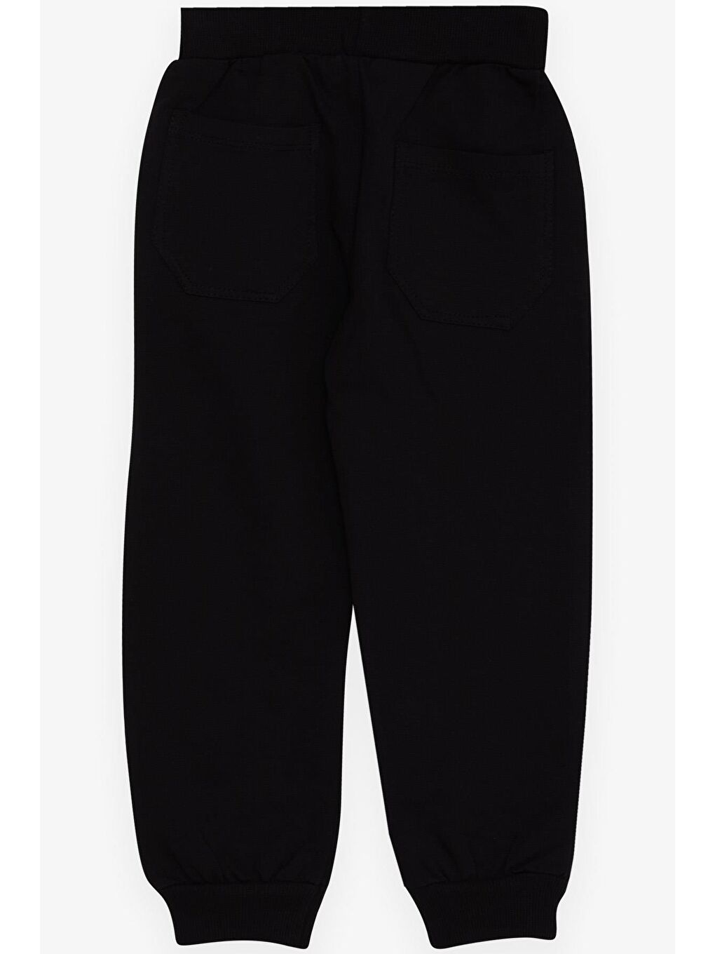 Erkek Çocuk Eşofman Altı Cepli Siyah (3-8 Yaş)-1