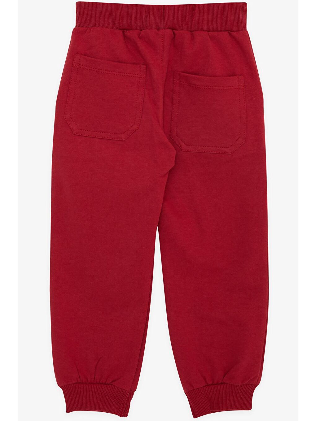 Erkek Çocuk Eşofman Altı Cepli Bordo (3-8 Yaş)-1