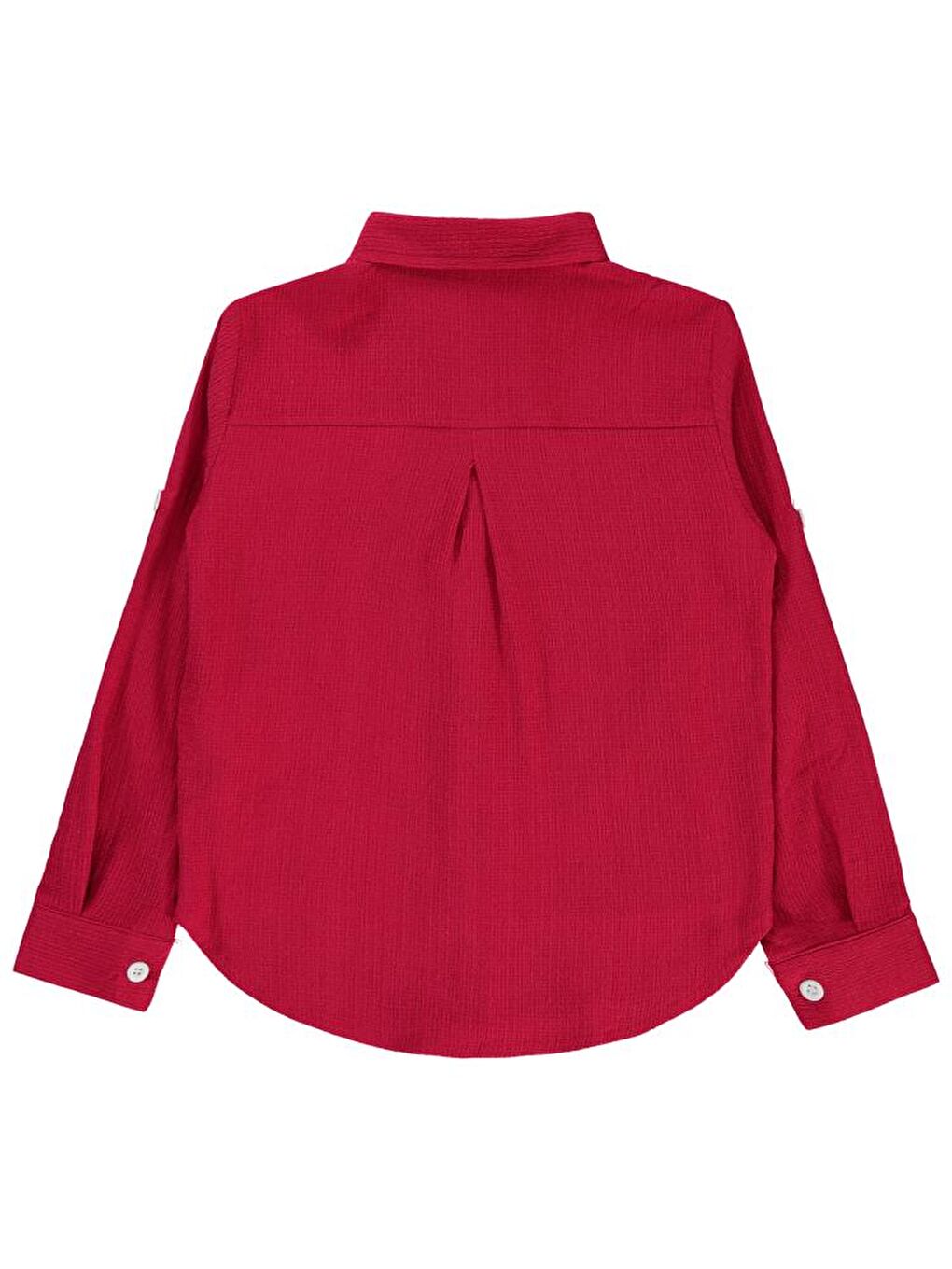 Fuşya Girls Bürümcük 6-9 Yaş Gömlek - Fusya 8-9 Yaş-3
