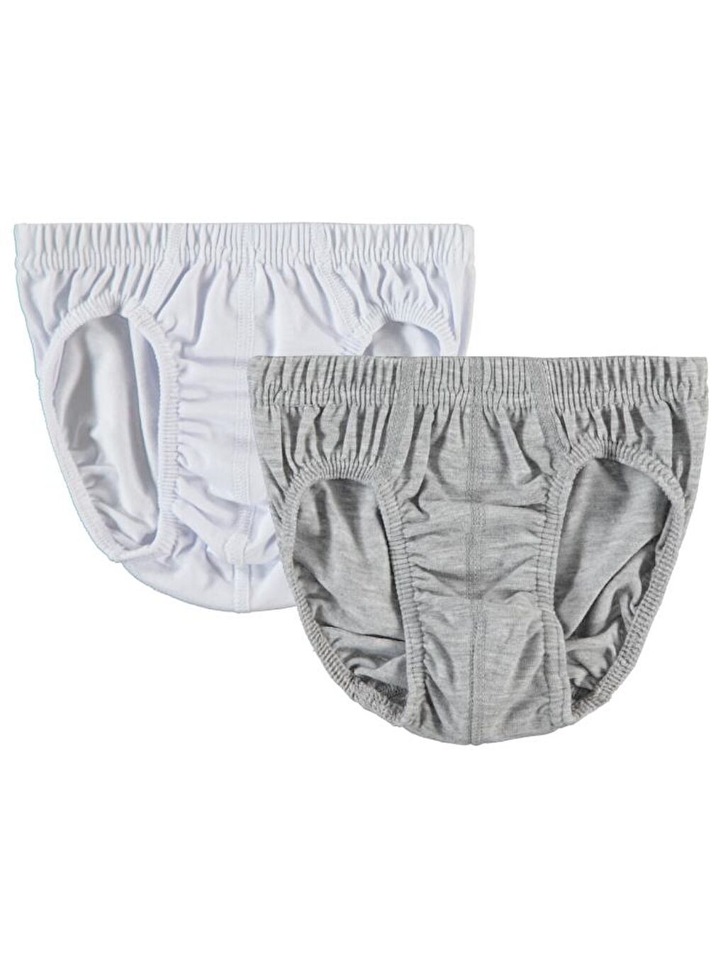 Boys Basic 2-10 Yaş 2'li Külot Set - Gri 4-5 Yaş-2