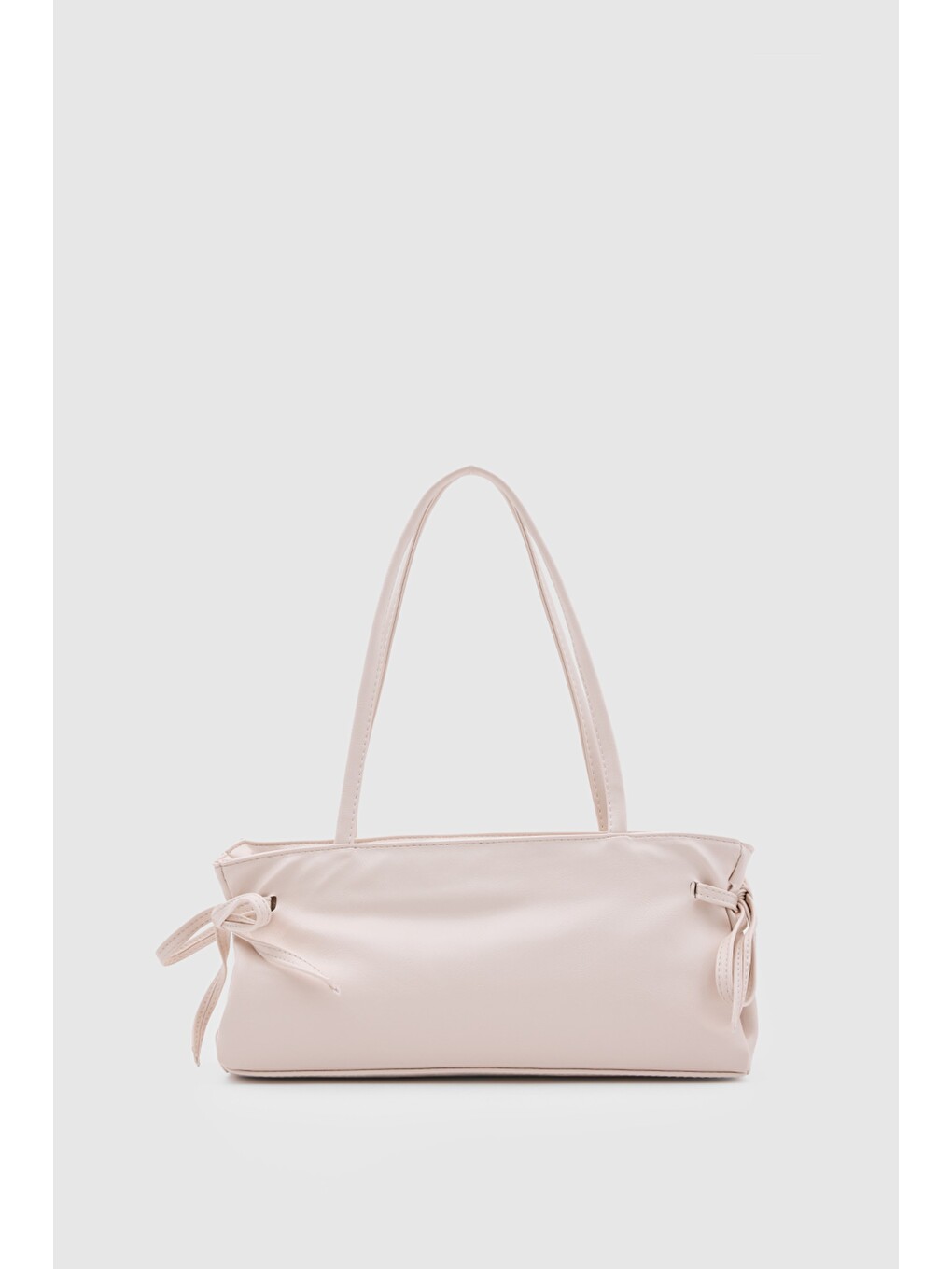 Baggy Fiyonklu Baget Çanta Pudra Pembe