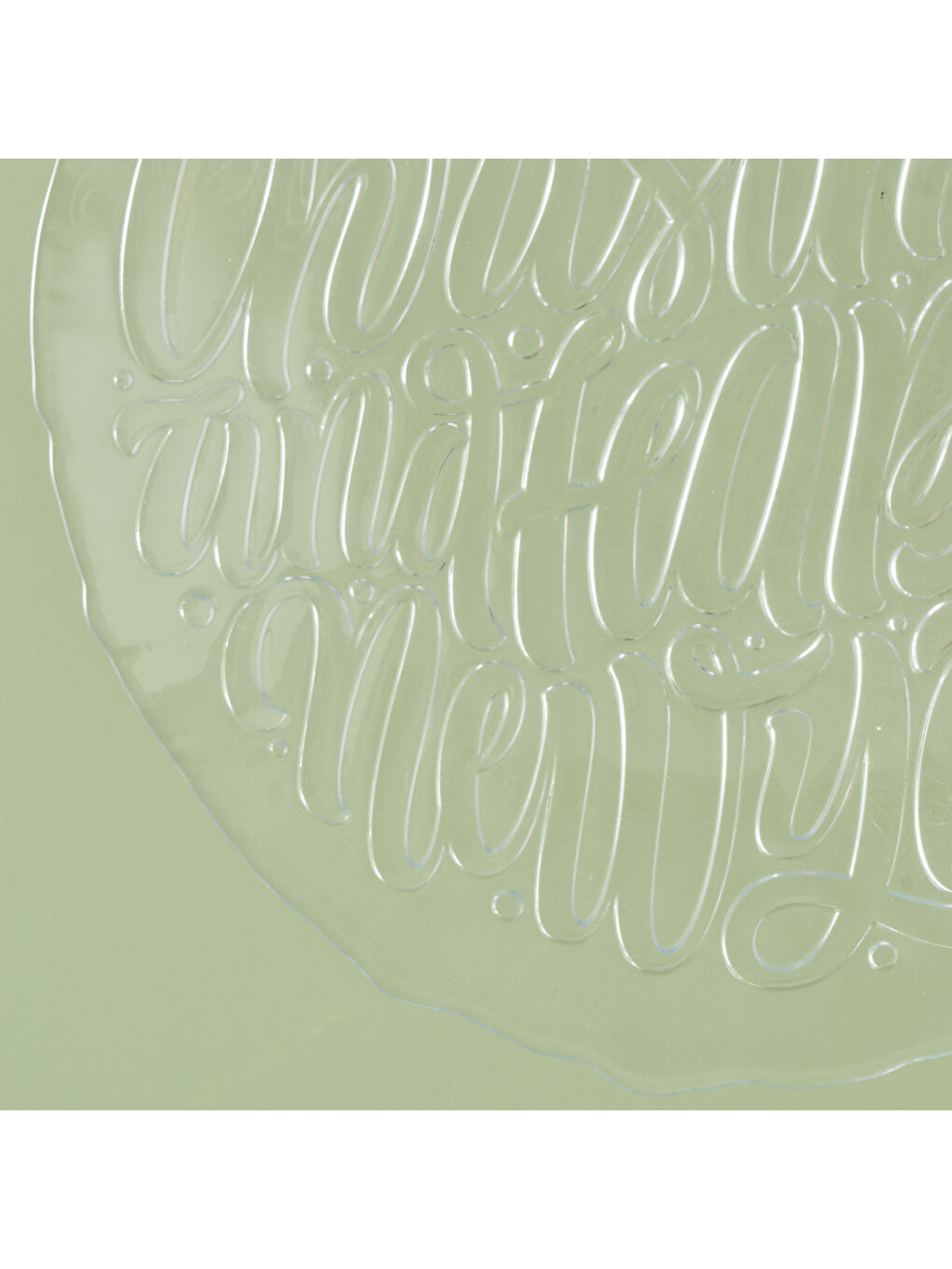 Bej Merry Cam Sunum Kasesi Naturel (32 cm)-1