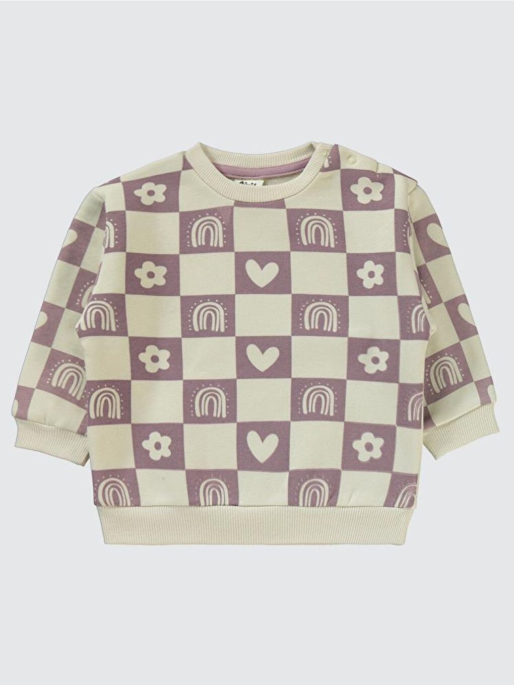 Baby Dama Desen 6-18 Ay Takım - Lila 12-18 Ay-1