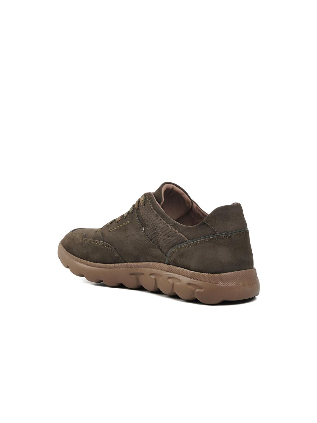 241261-1 Antrasit Nubuk Hakiki Deri Erkek Sneaker-3