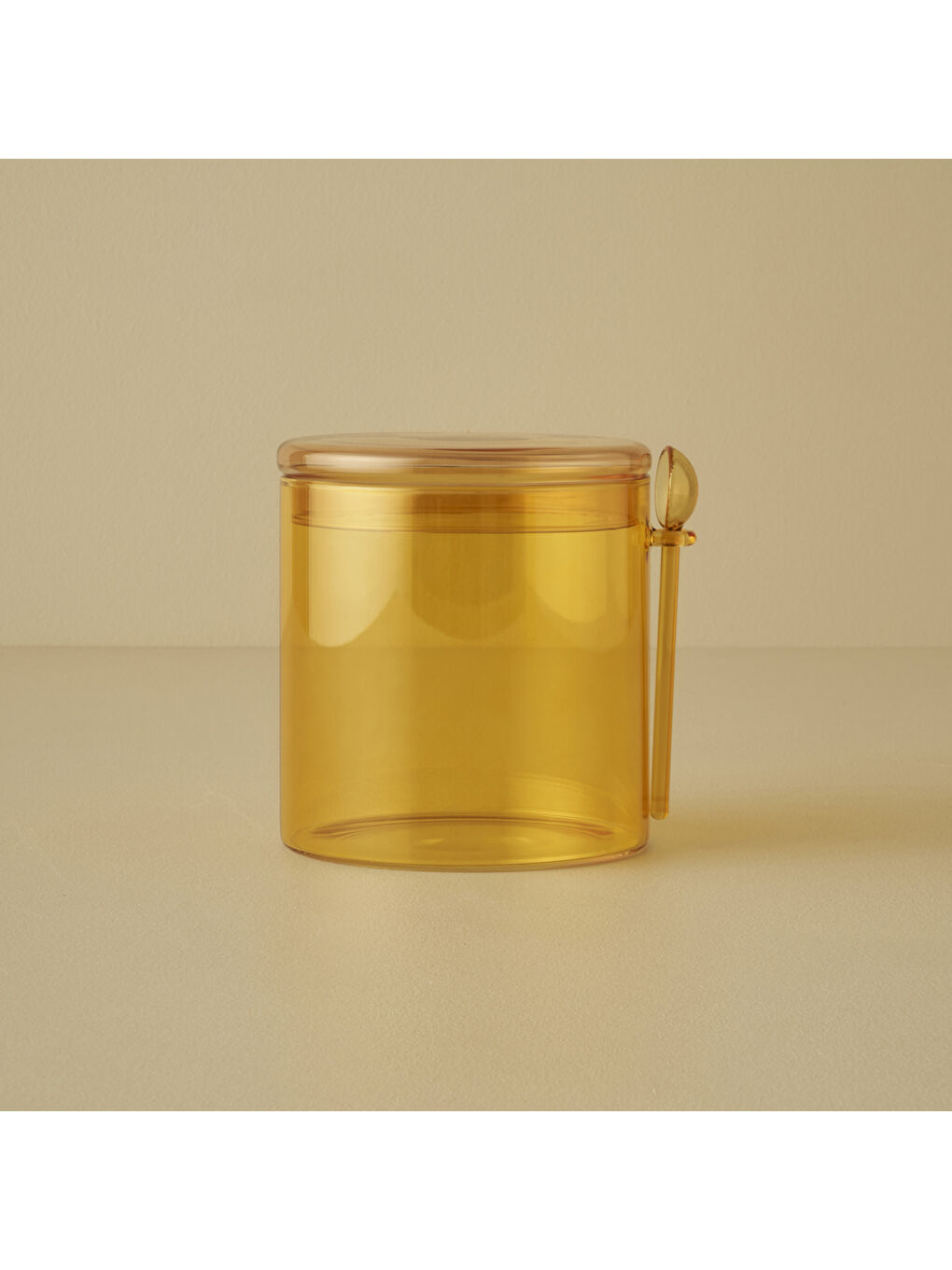 Kahverengi Colors Kaşıklı Kavanoz Amber (1110 cc)