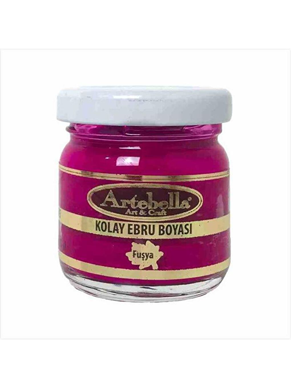 Artebella Fuşya Kolay Ebru Boyası Fuşya 40ml