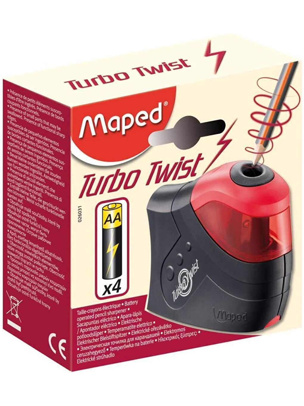 Turbo Twist Pilli Kalemtıraş