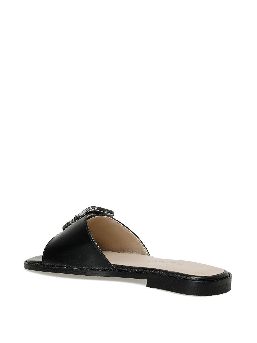 321264.Z 3FX Siyah Kadın Düz Terlik-2