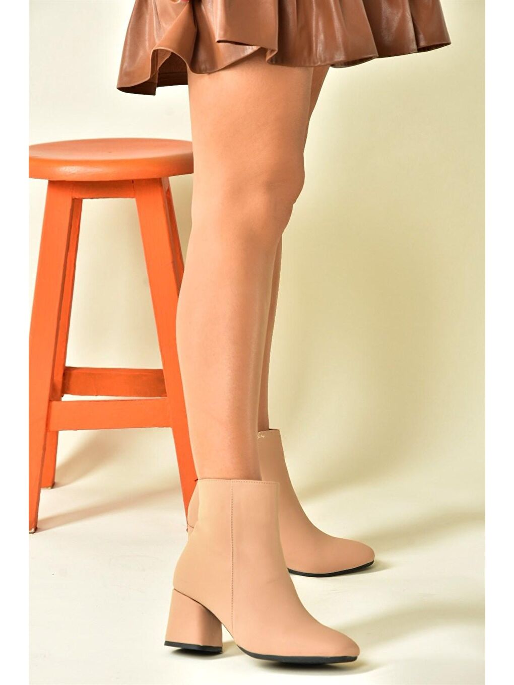 Bej L2510892 Ten Kadın Bot-1